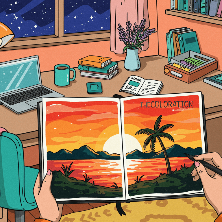 Discover the Therapeutic World of Adult Coloring with theCOLORATION